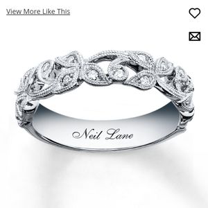 Neil Lane leaves and vine diamond ring